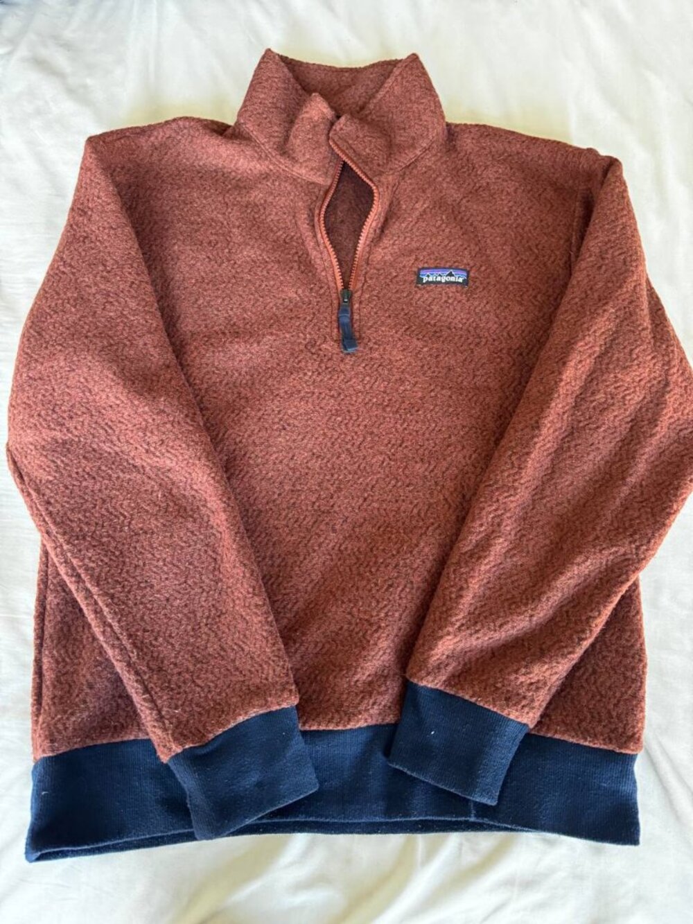 M's Woolyester Fleece Pullover - Medium - Sisu Brown